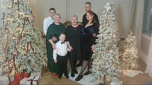 Моя семья. Новогодняя фотосессия 2024г