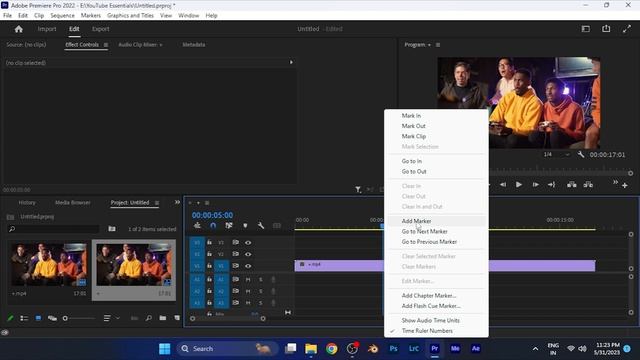 How to Add or Use Markers In Adobe Premiere Pro Timeline