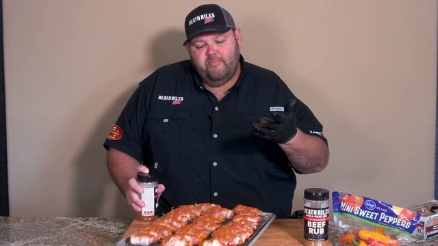 Brisket Stuffed Peppers | Pellet Grill | Heath Riles