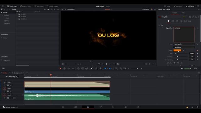 FREE Davinci Resolve Logo Template & Sound FX