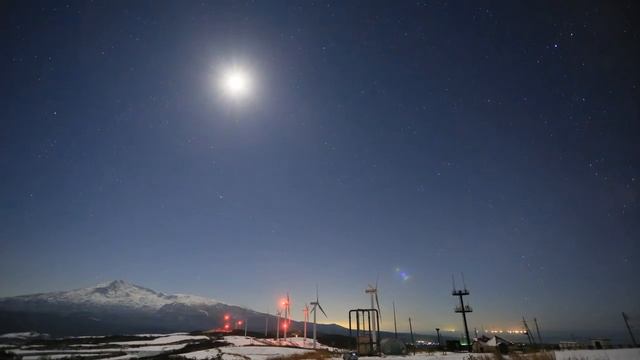 秋田県にかほ高原の日没