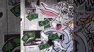Bugs Bunny & Tasmanian Devil x Digital Poster x Interior Wall art x Hype Poster Print x Looney Tunes