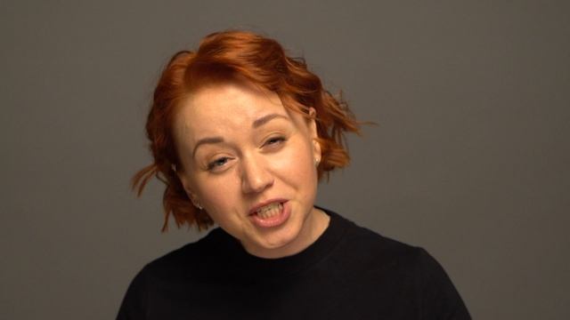 Актриса Жанна Пугачева. Тарабарский язык.