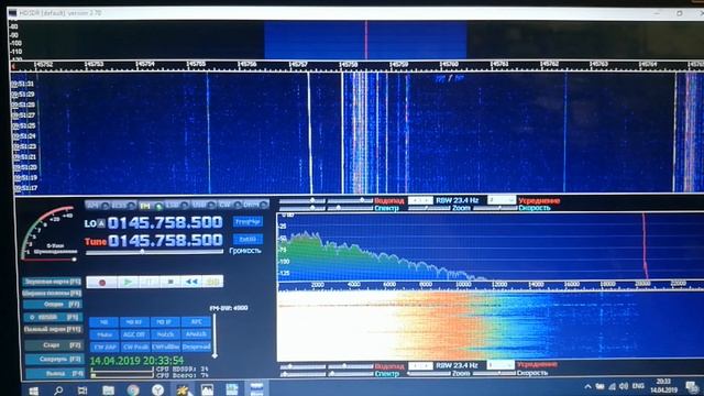 «О Гагарине из космоса» SSTV с борта МКС на базовую антенну OPEK UVS-200 и RTL-SDR