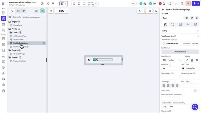 9. Дизайн компонентов - Обучение экспертов FlutterFlow