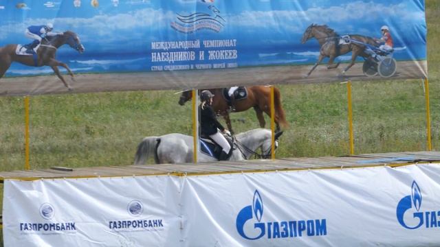 Победа в конкуре планка 190 см. 4K