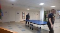 Олег Красный VS енис Пинюшев играем пинг понг теннис ПРОИГРАЛ ОЛЕГ КРАСНЫЙЯ ВЫИГРАЛ