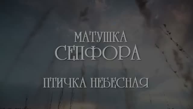 «Матушка Сепфора -- птичка небесная»