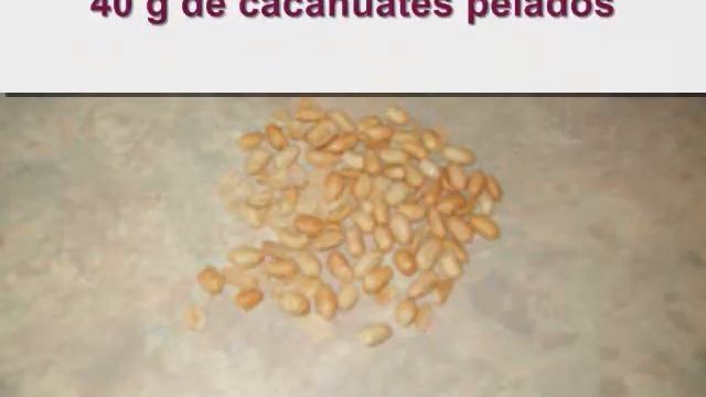 Propiedades de la harina de cacahuate