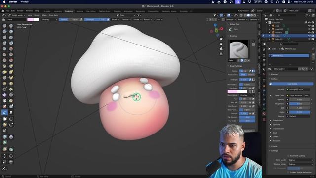 Easy 3D for Beginners in 2D! Sculpting on Blender | Complete Tutorial