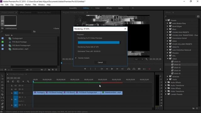 FREE GLITCH Effects Premiere pro | Presets