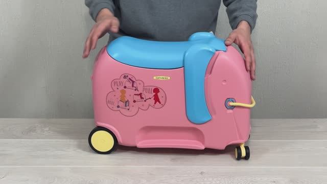 Обзор на детский чемодан с поворотными колесами Samsonite CT2-001 Dream Rider Deluxe