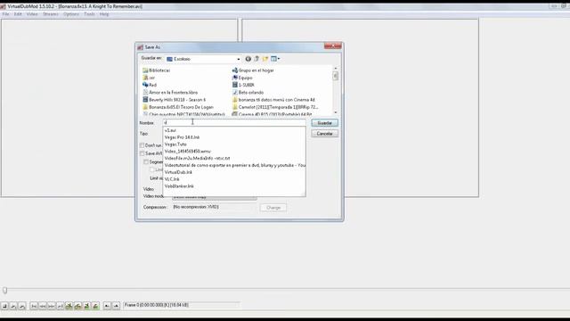 Extraer Video con VirtualDubMod