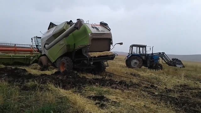 KLAAS TUKANO 450 засосала опасная трясина