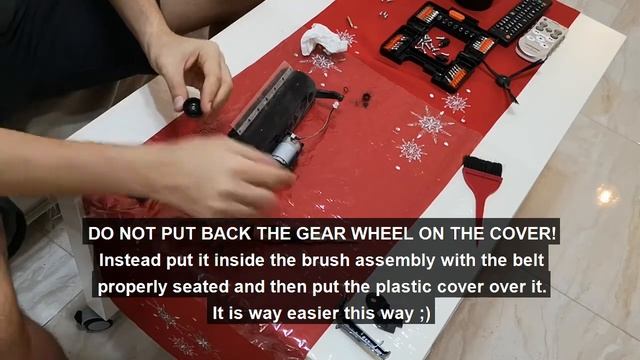 Fix Chuwi/iLife V7s vacuum cleaner: stops and turns