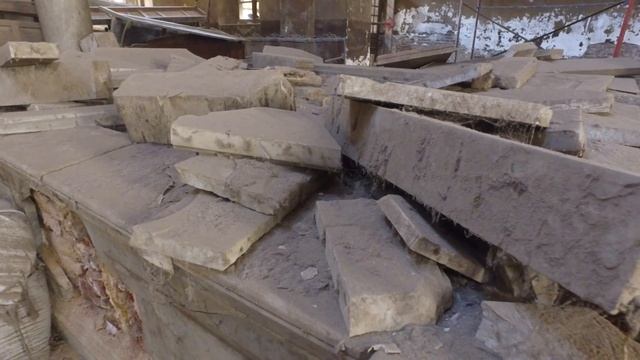 Tebah (Bimah) Ruins Video Tour, Nissim (Nouby) Ashkenazi Synagogue, Cairo, Egypt, 2017.