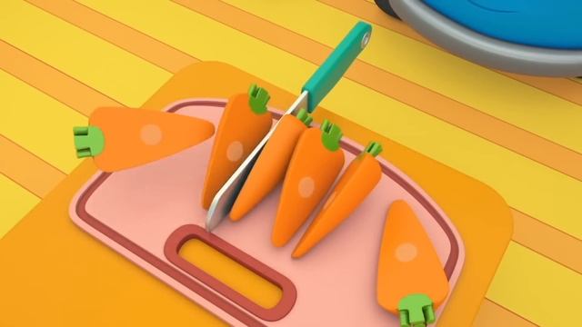 Грузовичок Лева - Мультики с песенками для детей. Учим овощи и фрукты с машинками и роботами!