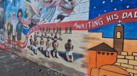 Belfast's International Wall becomes the Palestinian Wall