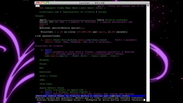Browser testuale per Mac os e altro