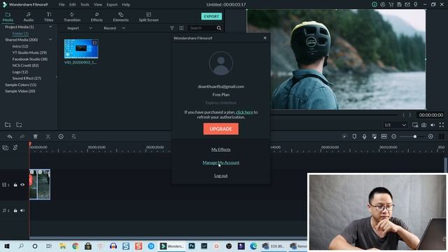 Hướng Dẫn Tạo Tài Khoản Wondershare Filmora 9 Để Xuất Bản Video