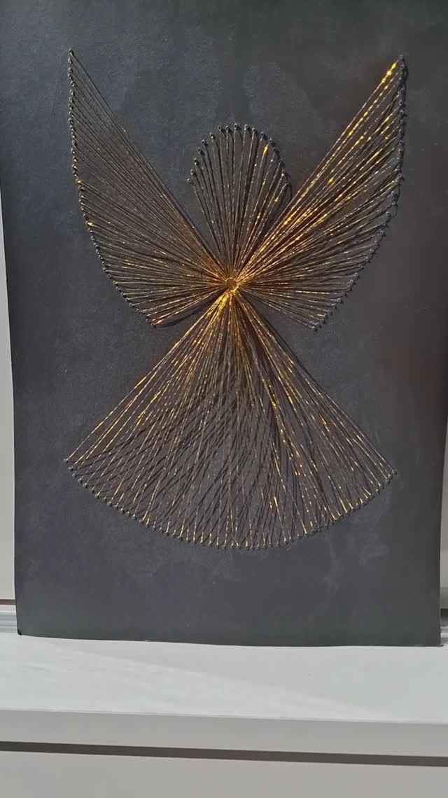 #angel Полнове видео на канале #artandbricks #art #angels #threads #goldenthread #искусство #ангел