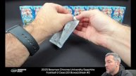2023 Bowman Chrome University Sapphire Football 2 Case (20 Boxes) Break #2