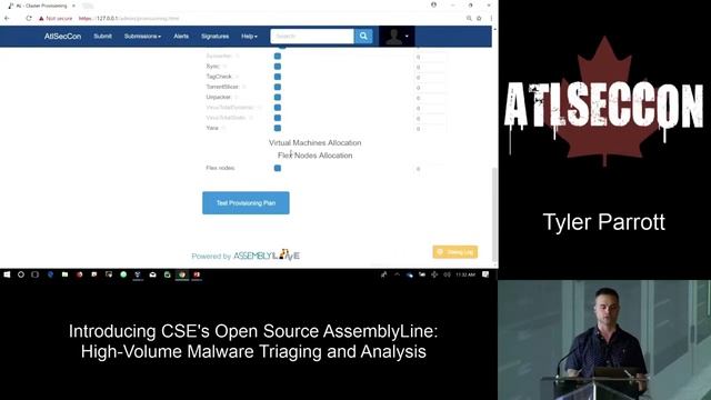 AtlSecCon 2018   Tyler Parrott   Introducing CSE Open Source AssemblyLine