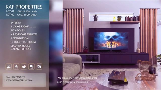 Smart Homes in Sierra Leone 🇸🇱…../ Blosie Estate/ KAF properties… for sale?