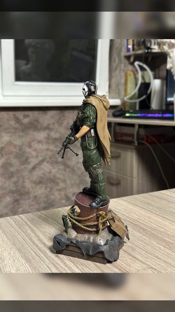 Талантливая работа #ghost #callofduty #подарок #эмоции #3dprinting #3d #отзывы #фигурка