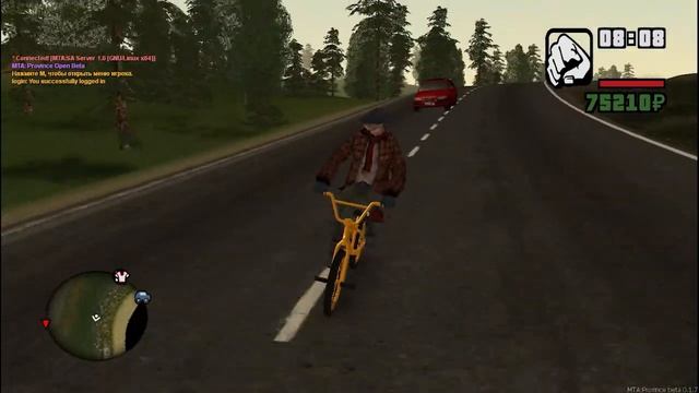 #04. GTA PROVINCE 0.1.7. Небольшое путешествие на двухколёсном