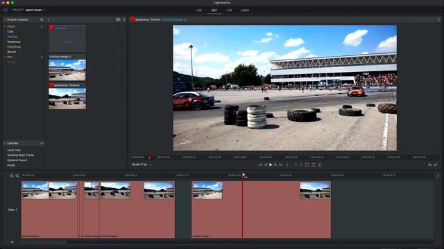Speed Ramps in Lightworks 2022
