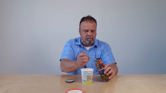 green olives on ice cream