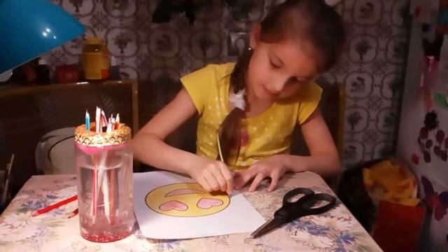 Обьемный  смайлик своими руками.