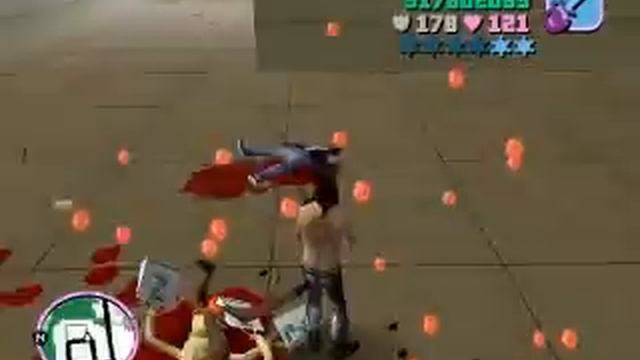 GTA Vice City: ChainSaw Masacre and Best Trick 3x Back Flip XD