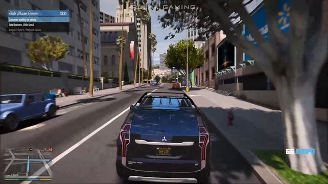 Driver Go-Car Pake Pajero Sport! GTA 5 Mod Indonesia