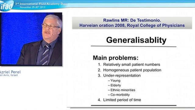 Azriel Perel - Sepsis Bundles iFAD (international Fluid Academy) 2013