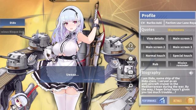 Azur Lane Dido uwaa~