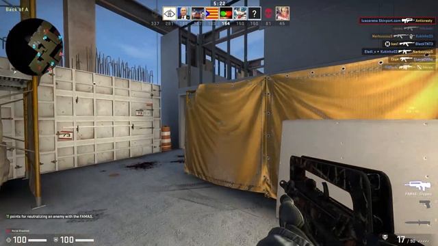 CSGO FAMAS Crypsis Battle Scarred