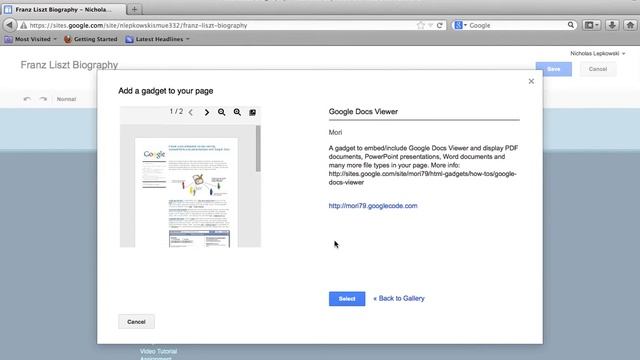 How to Display Microsoft Word Documents and PDF FIles onto a Google Website