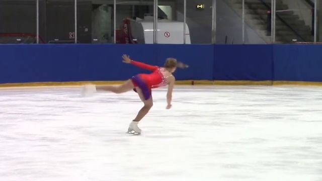 Tallink Hotels Cup 2019 International Co Advanced Novice girls  SP 18 Emilia ERKO FIN