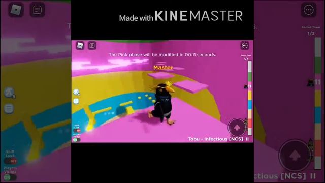 Fastest mobile speed run in Roblox  treacherous towers\no shift lock/no jump pad, no gravity coil