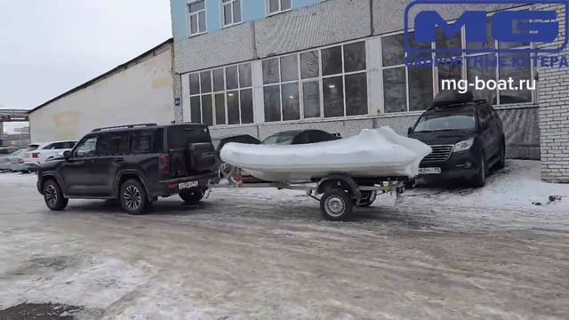 Завершаем эту неделю последней зимней отгрузкой лодки в Москву!