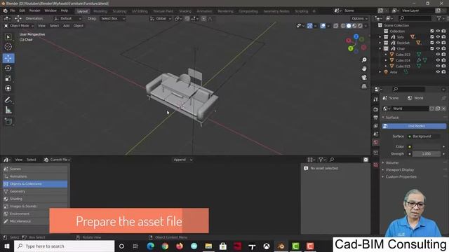 24-Blender Basic - พื้นฐานการใช้ Asset Manager (Alpha)