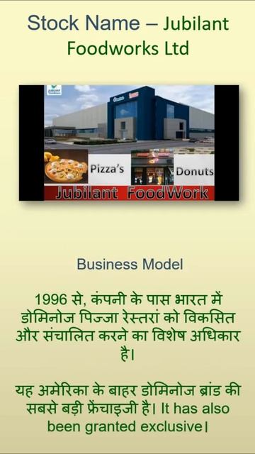 QSR Segment का Leader Profitable Company Jubilant Foodworks | Jubilant Foodworks Stock Analysis