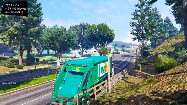 ELS Mapped Garbage Truck 1.20 Grand Theft Auto V , VI - future _REVIEW