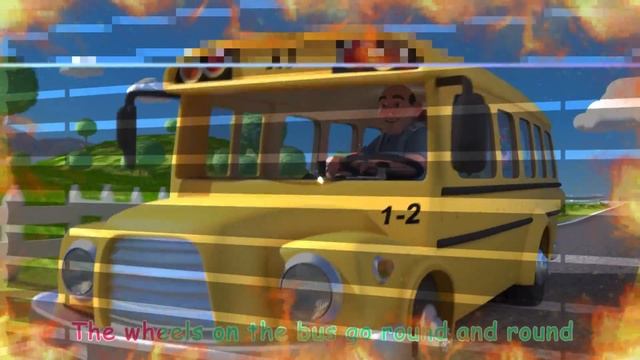 Wheels on The Bus CoComelon Sound Variations in 60 Seconds | Nursery Rhymes & Kids Song