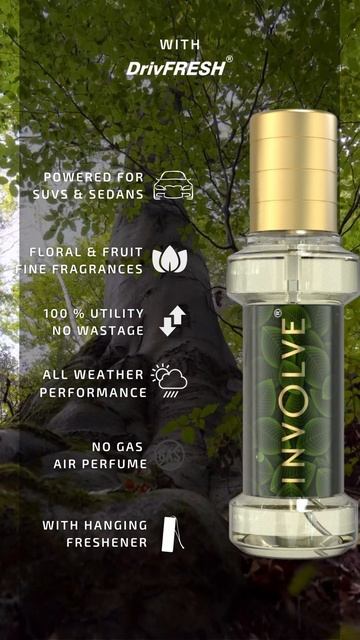 Involve Rainforest Pink Lotus | Involve Your Senses | Spray Car Perfume