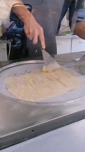 Тайское жареное мороженое как делают в Польше