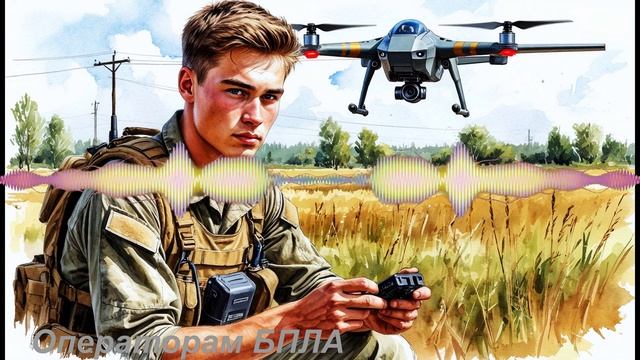 Серый дрон. Операторам БПЛА. Авторская песня