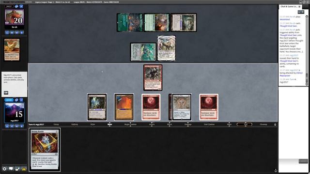 MTGO Legacy - Mono Red Moon 5-0 with Vexing Bauble!